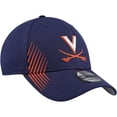 thumbnail image 3 of Men's New Era Navy Virginia Cavaliers Active Slash Sides 39THIRTY Flex Hat, 3 of 4