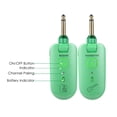 thumbnail image 3 of Transceptor inalámbrico Juego de transmisor y receptor de guitarra inalámbrico UHF portátil doble W3 Rango de transmisión de 50M Sistema inalámbrico de audio Batería de litio recargable incorporada pa DOUBLE Transceptor inalámbrico, 3 of 6