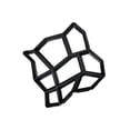 thumbnail image 1 of Eigraketly Molde de pavimento para caminar en el jardín, bricolaje, pavimentación manual, cemento, ladrillo, camino de piedra, moldes de hormigón, Jardín y Patio Eigraketly TO003920-00, 1 of 1