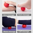 thumbnail image 4 of Hard Pain Stress Relief Roller Ball Muscle Soreness Relief Spiky Massage Ball Foot Massager Deep Tissue Back Massage BLUE, 4 of 7