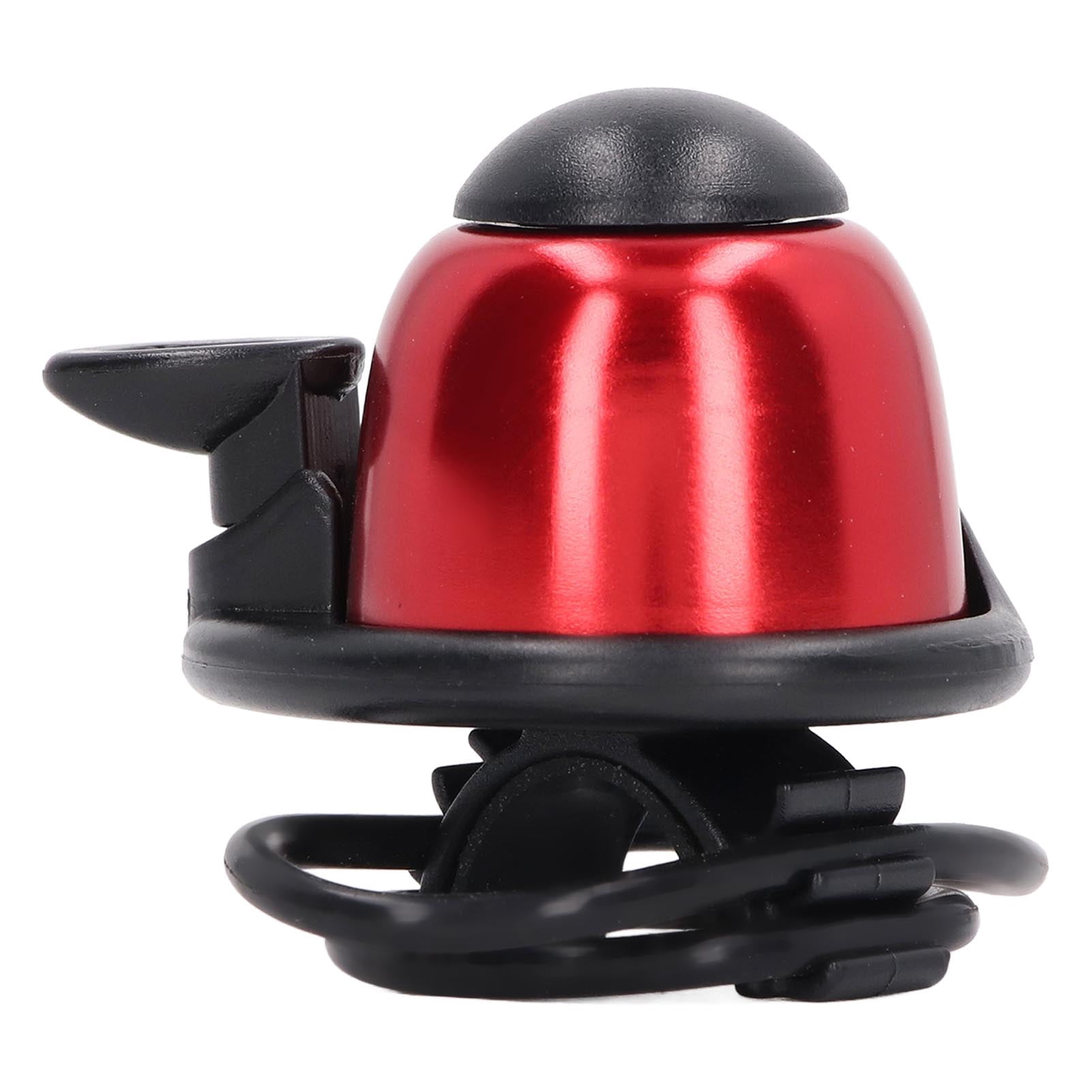 Aluminum Alloy 360 Rotatable Bike Bell with Elastic Leather Strap