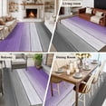 thumbnail image 5 of 5'x8' Area Rugs, Purple Gray Indoor Outdoor Area Rug for Living Room Bedroom, Vintage Rustic Abstract Striped Wooden Grain Washable Bathroom Rugs Kitchen Floor Carpet Mats Home Decor Aesthetic, 5 of 8