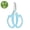 blue, variant on FACEGA Scissors All Purpose,Pp Handle 6.7" Scissors for Office,Florist Scissors Mini Scissors,Blue