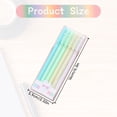 thumbnail image 3 of 0.5mm Black Retractable Gel Pen 6 Piece Set, Smooth Writing Needle Tip Rollerball Pens For Journaling, Simple Minimalist Office Stationery, Style D (Multicolor, 16.5*5.9*2), 3 of 6