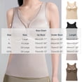 thumbnail image 3 of asjyhkr Tank Tops for Women Fleece Thermal Undershirt Casual Daily Fall Winter Baselayer Sleepwear Tops with Built in Bra(3X-Large,Black), 3 of 5