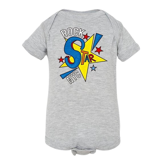 Nyc Rock Star Bodysuit Infant -Image by Shutterstock, Newborn