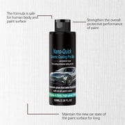 Nano-Quick Ceramic Coating Pro, Revolutionary Nano Spray for Car Detailing, Car Nano Quick Coat Restoring for Dust-Proof Glass Effect and Lasting Luster, 3.38fl.oz