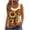 Yellow, variant on Summer Tank Tops for Women Loose Fit V Neck Sleeveless Graphic Tee Shirt Plus Size Floral Print Casual T-shirts (XL, Pink)