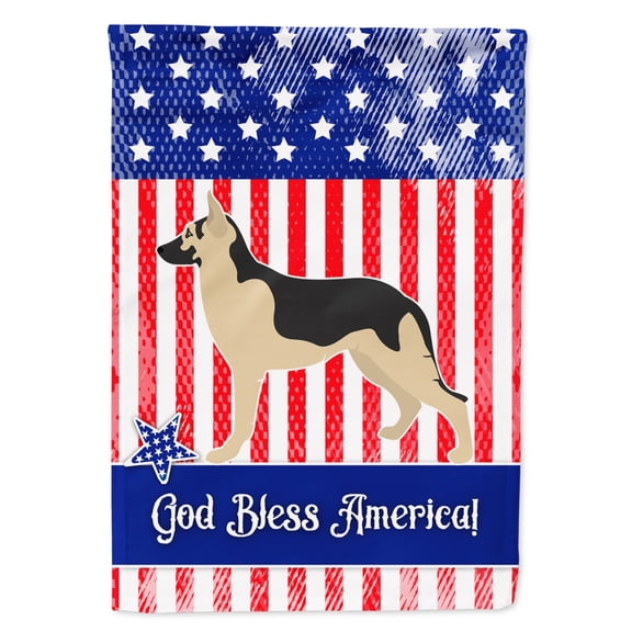 German Shepherd American Garden Flag
