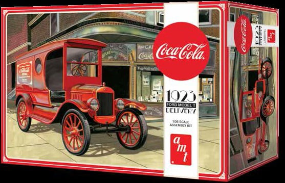 Coca-Cola 1923 Ford Model T Delivery 1:25 Scale Model Kit-New in Box 