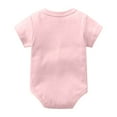 thumbnail image 3 of mgoYE Baby Girl Rompers 3-6 Months Neutral Baby Girls Boys Cotton Romper Cute Clothes Rompers for Babies|Light Pink 0-3 Months, 3 of 3