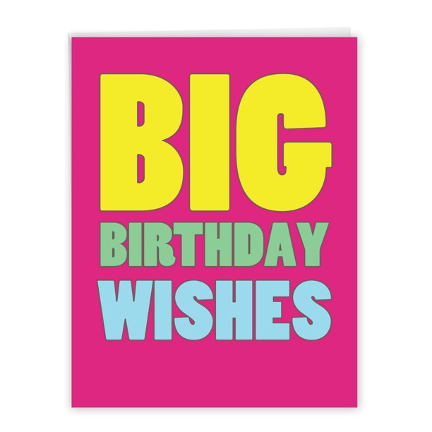 Jumbo Greeting Cards Giant Birthday Card