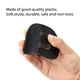 thumbnail image 5 of Peines de palma de bolsillo, peine para champú, cepillo de masaje para el cabello, cepillo para masaje del cuero cabelludo (negro), paquete de 6 JM  peine, 5 of 5