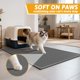 thumbnail image 4 of Tapete para arena de gato Pieviev impermeable 91 x 76 cm gris, 4 of 7