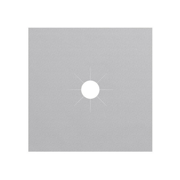 Advancent Revestimiento para estufa de Gas, cubierta de limpieza ligera resistente al calor, Protector de quemador hueco antiadherente, utensilios de Decoración del hogar Gris-plata Advancent HA064744-03