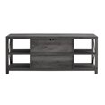 thumbnail image 2 of 60" Farmhouse Metal X TV Stand - Grey Wash, 2 of 6