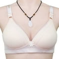 thumbnail image 5 of Bras for Women Push up Padded Bra Feature V-Neck Strapless Bra Style W-1290 Beige 40, 5 of 5