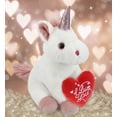 thumbnail image 5 of DolliBu I Love You Plush Super Soft White Unicorn - Cute Stuffed Toy Unicorn with Red Heart Plush for Valentines, Anniversary, Romantic Date, Boyfriend, or Girlfriend Gift - 9 Inches, 5 of 6