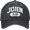 Black, variant on John 3:16 Christian Faith Believer Jesus Cowboy Hat Men Vintage Baseball Cap Women Dad Hat Sun Hat Trucker Hat Black