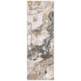 thumbnail image 3 of Modern Abstract Marble Print Runner Rugs 2' x 6'– Soft, Washable, Non-Slip & Non-Shedding(Gray), 3 of 8
