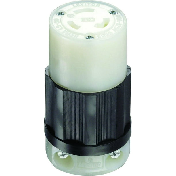 Enchufe eléctrico Leviton L5-30R 30A 125V, 2 polos y 3 hilos