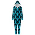 thumbnail image 2 of Halloween Family Pajamas Funny Pumpkins Zipper Hooded Jumpsuit Matching Family Pjs Sleepwear, 2 of 5
