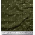 thumbnail image 1 of Soimoi Poly Georgette Fabric Pug Dog Printed Fabric 1 Yard 52 Inch Wide, 1 of 3