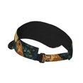 thumbnail image 2 of Fotbe Leopard Reading Tarot Cards Visera Deportiva con Diseño, Gorra Abierta Ajustable de Algodón para Mujer y Hombre, 2 of 7