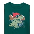 thumbnail image 3 of Garanimals Toddler Boy Holiday Graphic Tee with Long Sleeves, Sizes 18M-5T, 3 of 3