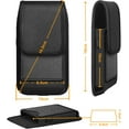 thumbnail image 1 of Belt Holster Pouch Phone Holster for , Waist Bag with Belt Loop, 1 of 5