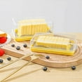 thumbnail image 2 of Butter cutting box with lid Butter slicer cutting plate Butter container Butter storage Butter bowl large, 2 of 5