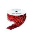 thumbnail image 3 of Hello Hobby Red Sequin Stretch Sewing Trim, 1-1/8 in x 3 yd, 3 of 4