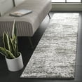 thumbnail image 2 of SAFAVIEH Century Arianne Distressed Runner Rug, Gray/Dark Green, 2' x 8', 2 of 10