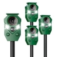 thumbnail image 4 of X-PEST Ultrasonic Squirrel Repeller Device, Waterproof Solar Animal Repeller with Motion Activated and Blinking LED Light, 4 Pack, 4 of 12
