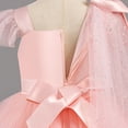 thumbnail image 7 of IBTOM CASTLE Toddler Baby Girls Shiny Sequin Heart Pageant Dress Sequins Heart Tulle Tutu Dress Flower Wedding Princess Birthday Party Prom Gown 3-4 Years Pink, 7 of 7