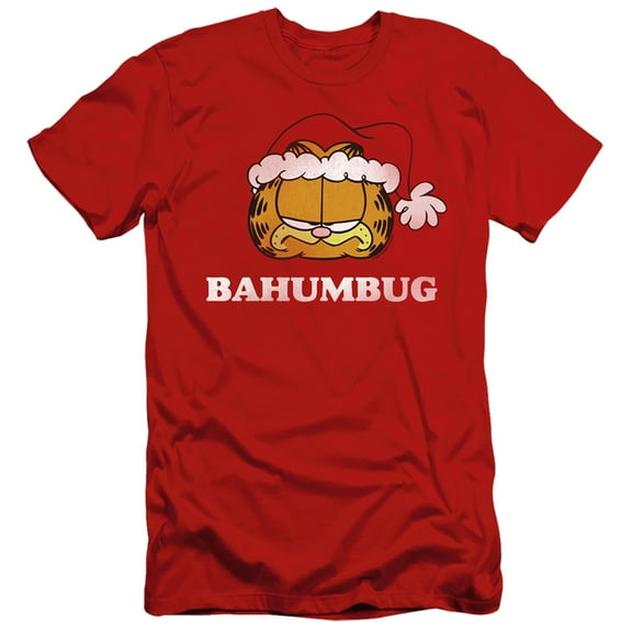 Garfield Bahumbug S/S Adult 30/1 T-Shirt Red