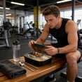 thumbnail image 7 of AZXY Stainless Steel Bento Box, Adult Lunch Bento Box, Leakproof Airtight Divided Food Storage Container, Bentgo Box for Office Outdoor Picnic Daily Meal Prep, 9.45x7.28x2.76in Black, 7 of 7