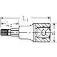 thumbnail image 2 of Stahlwille 54X 1/2" XZN Socket, M12, 2 of 2