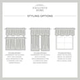 thumbnail image 5 of Exclusive Home Curtains EH8472-04-1-16R Loha Light Filtering Rod Pocket Scalloped Valance, 54X16, Natural, 5 of 5