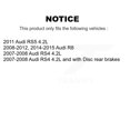 thumbnail image 2 of Mpulse Front Disc Brake Pads Wear Sensor (2 Pack) for Car Audi R8 RS4 RS5 KSE-100083, 2 of 2