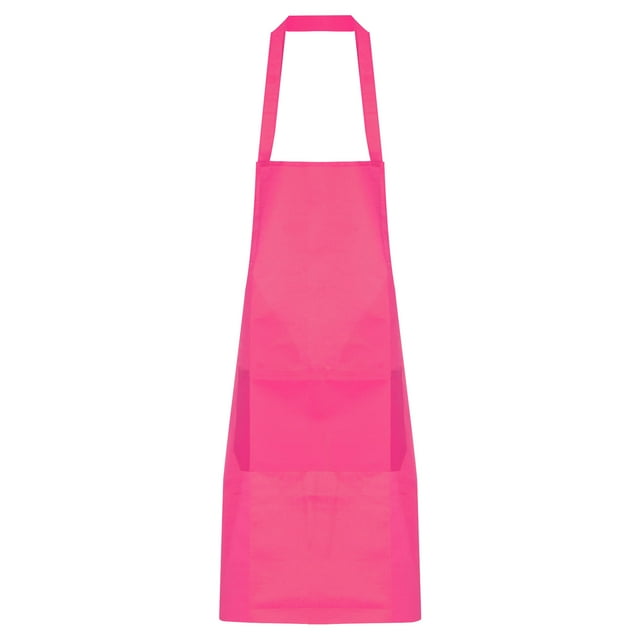 Unique Bargains Kitchen Cooking Aprons Polyester Art Aprons Pottery Apron Waterproof Artist Painting Apron Pink