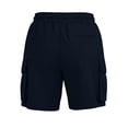 thumbnail image 5 of Hurxie Hiking Shorts for Women High Waisted Pull On Cargo Casual Golf Water Resistant 7 Inch Inseam Mid Thigh Shorts Dark Blue,S, 5 of 5