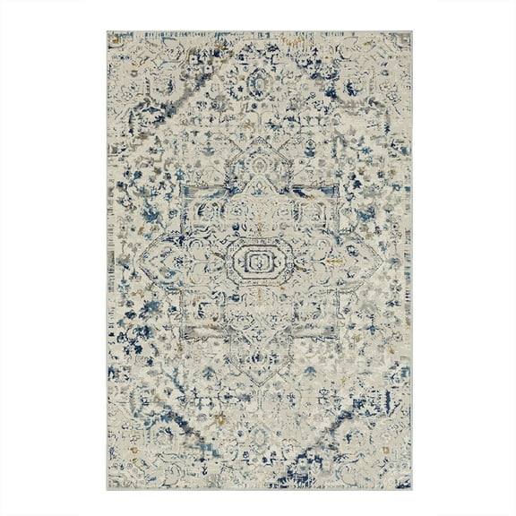 Mohawk Home Icarus Indoor Woven Area Rug, Blue, 5'3" x 8