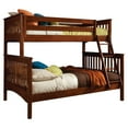 thumbnail image 2 of Bolton Furniture Mission Twin-Over-Full Bunk Bed, Chestnut, 2 of 2