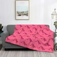thumbnail image 2 of Goofa Leopard Print Pattern Fleece Throw Blanket for Couch, Soft Checkered Flannel Blanket for Sofa, Warm Cozy Decorative Blanket Fall Decor Gift-50"x40", 2 of 6