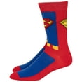 thumbnail image 2 of Superman Character Armor Crew Socks, 2 of 7