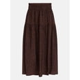 thumbnail image 6 of Time and Tru Women’s Tiered Maxi Skirt, Sizes XS-XXXL, 6 of 6