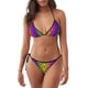 thumbnail image 1 of Disketp Animal Paw Rainbow para Bañador de Dos Piezas para Mujer, Bikini Sexy Halter String, Conjunto de Bikini en Triángulo, 1 of 6