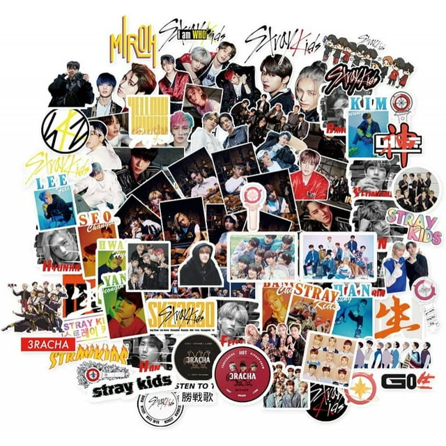 Pegatinas HUOGUO Kpop Stray Kids GO Life New Album 76 unidades