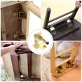 thumbnail image 3 of IFANLANDOR Home Use 2Pcs Iron Chair Legs Folding Hinge with Right Angle Support Function, 3 of 8